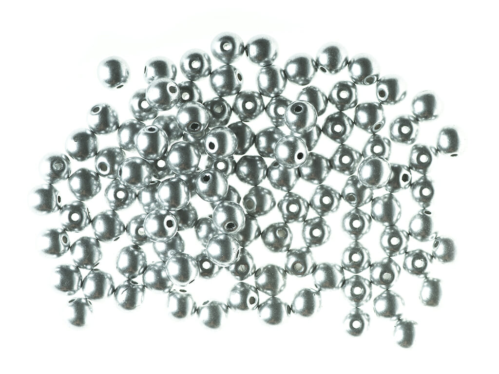 Korálek mačkaný, průměr 4mm, barva 01700 1 Korálek mačkaný, průměr 4mm, barva 01700