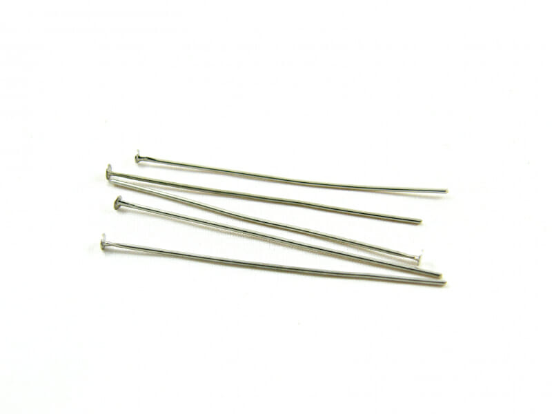 Nýt, rozměr 50x0,7mm, barva platina 1 Nýt, rozměr 50x0,7mm, barva platina