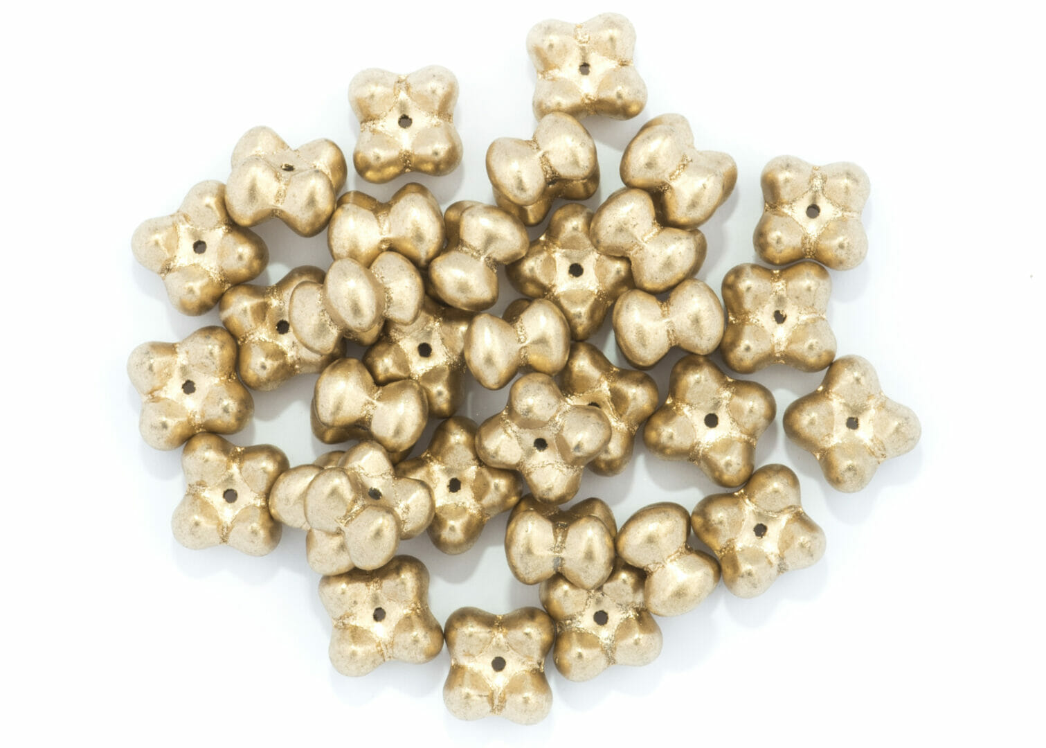 Korálek mačkaný, tvar květ, rozměr 6x9mm, barva 01710 1 Korálek mačkaný, tvar květ, rozměr 6x9mm, barva 01710
