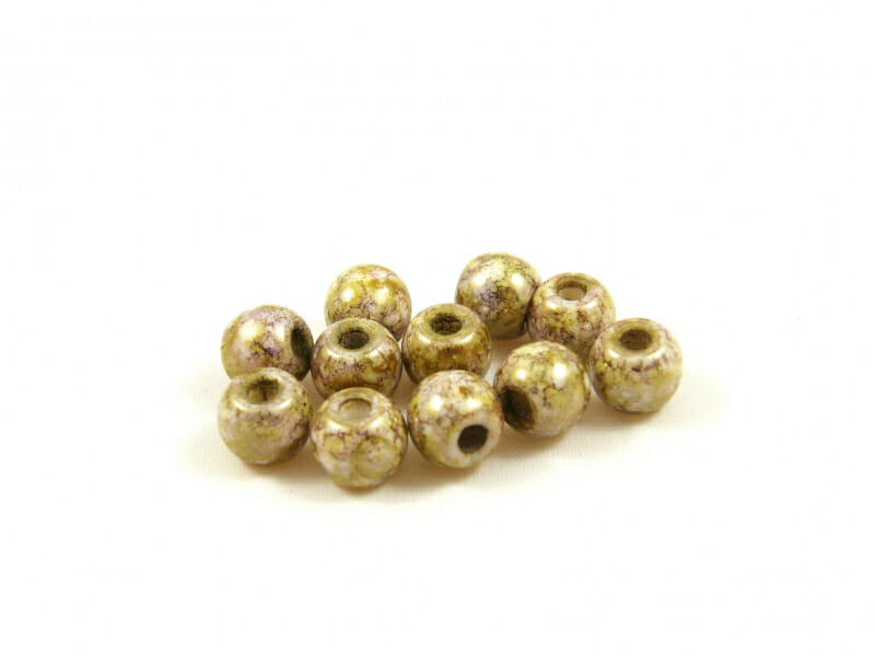 Korálek mačkaný s velkou dírkou, průměr 8mm, barva 02010, zušlechtění 15695 1 Korálek mačkaný s velkou dírkou, průměr 8mm, barva 02010, zušlechtění 15695
