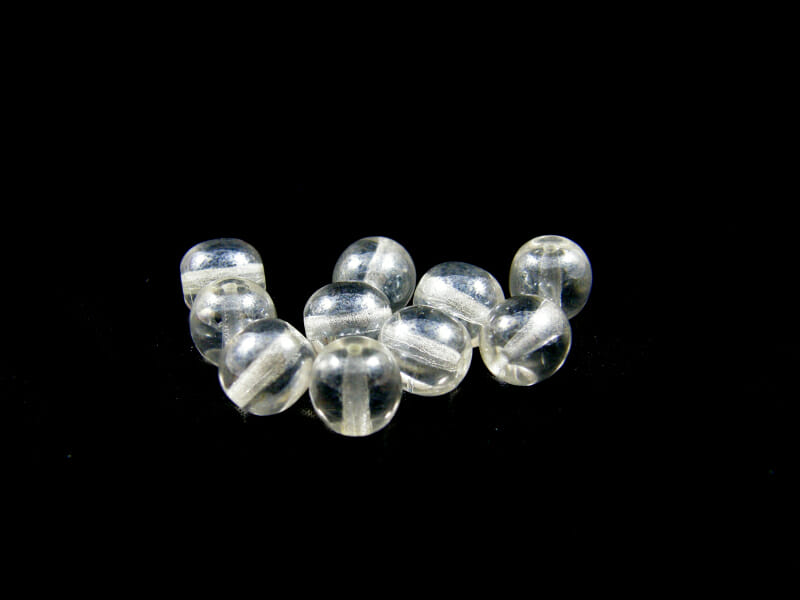 Korálek mačkaný, průměr 8mm, barva 00030, zušlechtění 14400 1 Korálek mačkaný, průměr 8mm, barva 00030, zušlechtění 14400