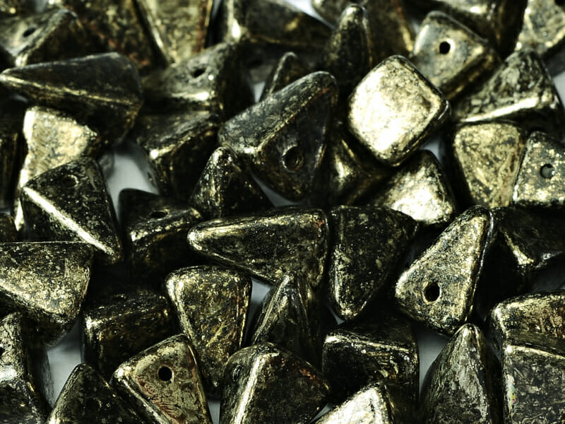 Korálek mačkaný, tvar jehlan, rozměr 7x11mm, barva 00030, zušlechtění 18549 1 Korálek mačkaný, tvar jehlan, rozměr 7x11mm, barva 00030, zušlechtění 18549