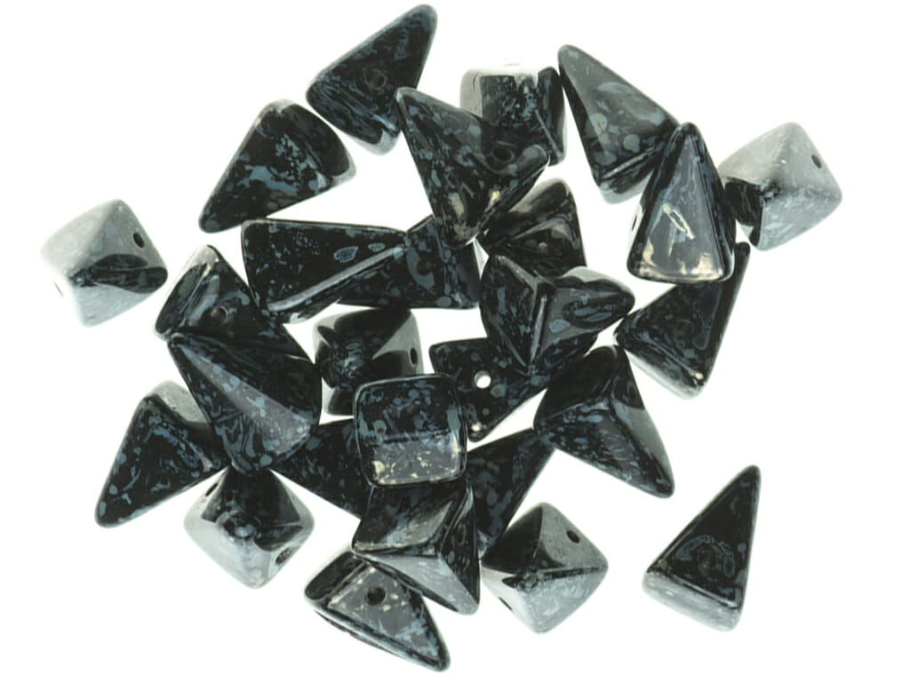 Korálek mačkaný, tvar jehlan, rozměr 7x11mm, barva 23980, zušlechtění 43400 1 Korálek mačkaný, tvar jehlan, rozměr 7x11mm, barva 23980, zušlechtění 43400