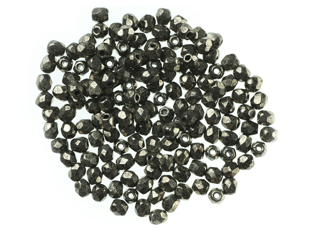 Korálek broušený, průměr 3 mm, barva 00030, zušlechtění 18549 1 Korálek broušený, průměr 3 mm, barva 00030, zušlechtění 18549