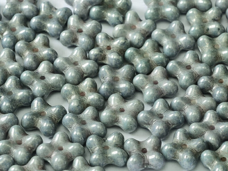 Korálek mačkaný, tvar květ, rozměr 4x7mm, barva 02010, zušlechtění 14464 1 Korálek mačkaný, tvar květ, rozměr 4x7mm, barva 02010, zušlechtění 14464