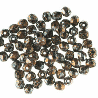 Korálek broušený, průměr 4mm, barva 23980, zušlechtění 45703