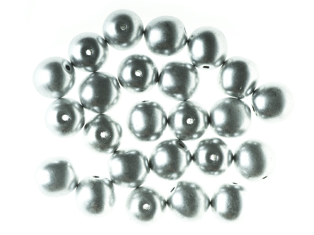 Korálek mačkaný, průměr 8mm, barva 01700 1 Korálek mačkaný, průměr 8mm, barva 01700