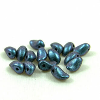 Korálek mačkaný, tvar teet, rozměr 4x6 mm, barva 23980, zušlechtění 94105