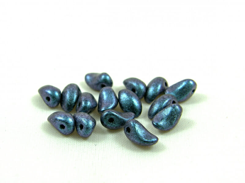 Korálek mačkaný, tvar teet, rozměr 4x6 mm, barva 23980, zušlechtění 94105 1 Korálek mačkaný, tvar teet, rozměr 4x6 mm, barva 23980, zušlechtění 94105