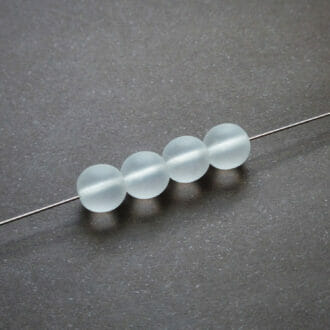 Korálek mačkaný, průměr 8mm, barva 00030, zušlechtění 84110