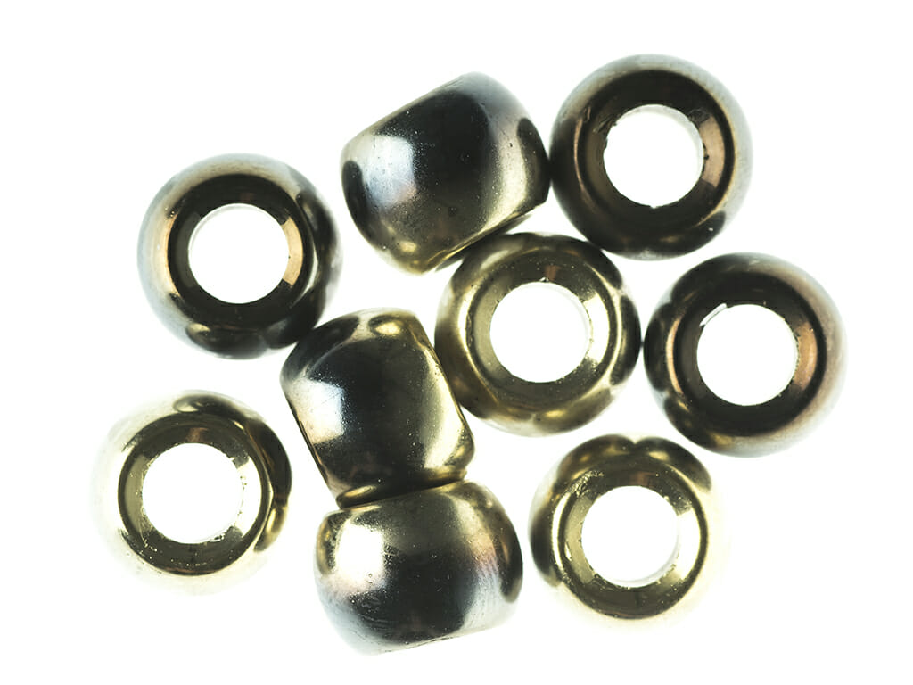 Korálek mačkaný s velkou dírkou, průměr 12mm, barva 00030-98543 2 Korálek mačkaný s velkou dírkou, průměr 12mm, barva 00030-98543 - Obrázek 2