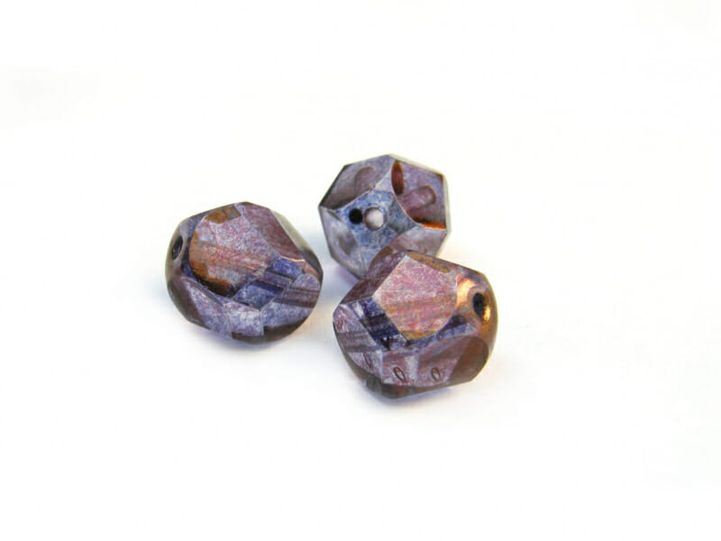 Korálek broušený, tvar šíša, průměr 12mm, barva 00030, zušlechtění 15726 1 Korálek broušený, tvar šíša, průměr 12mm, barva 00030, zušlechtění 15726