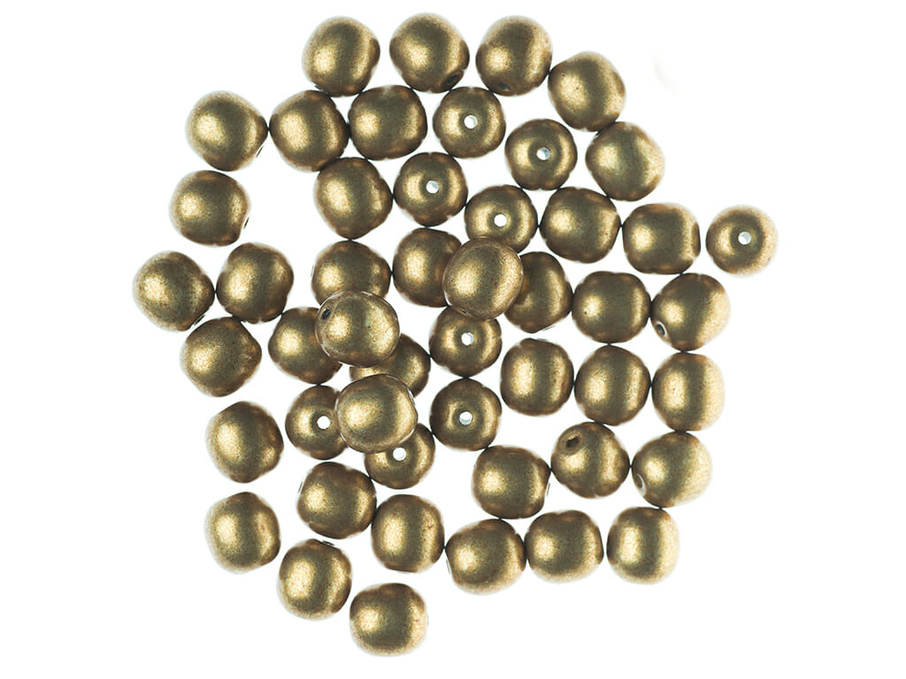 Korálek mačkaný, průměr 6mm, barva 40032 1 Korálek mačkaný, průměr 6mm, barva 40032