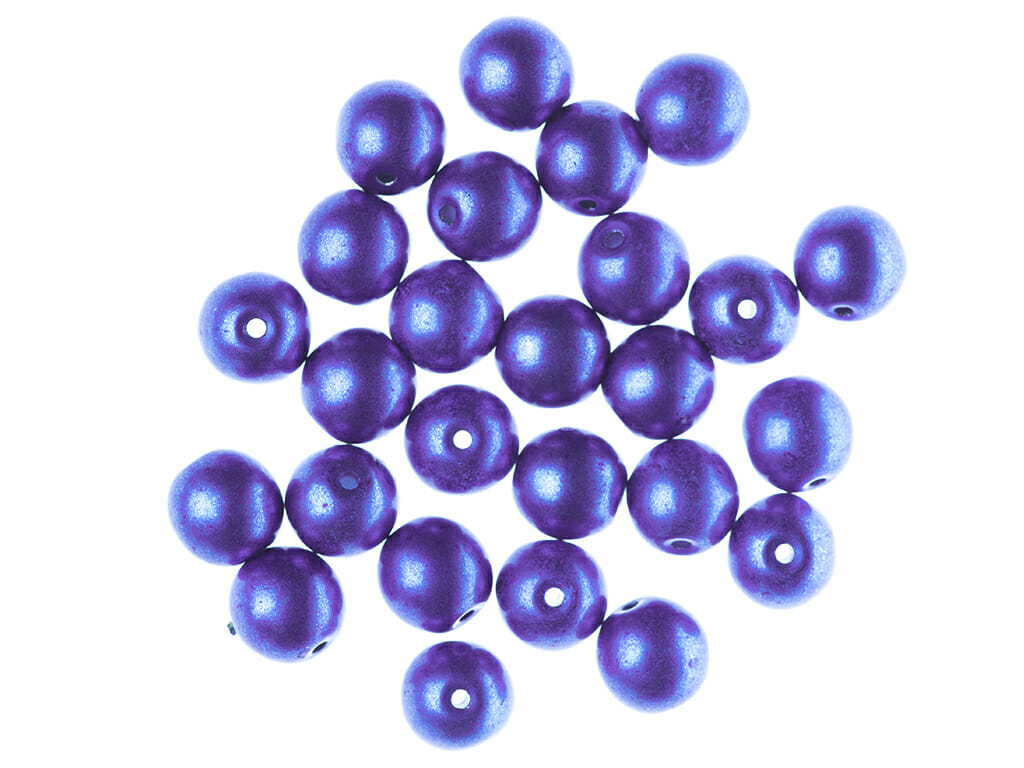 Korálek mačkaný, průměr 8mm, barva 40028 1 Korálek mačkaný, průměr 8mm, barva 40028