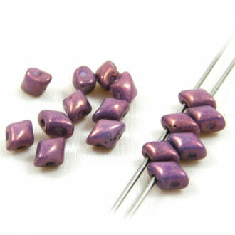 Korálek mačkaný Vario, 2 dírky, rozměr 5x3mm, 02010 - 15726