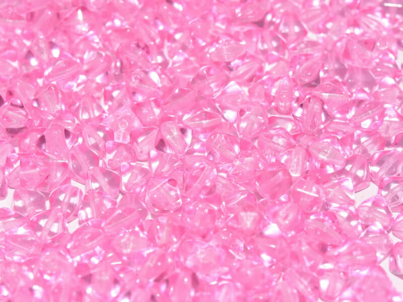 Korálek mačkaný, tvar lucerna, rozměr 6mm, barva SK ROSE 1 Korálek mačkaný, tvar lucerna, rozměr 6mm, barva SK ROSE