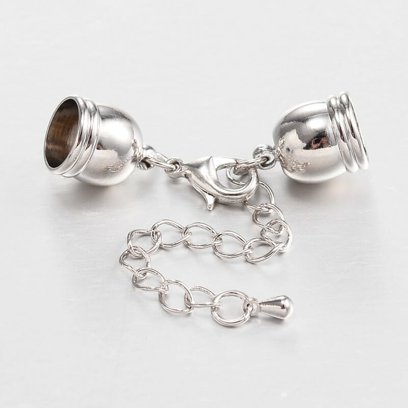 Kaplík s očkem set rozměr 13x10mm, barva platina,díra 8,5 mm 1 Kaplík s očkem set rozměr 13x10mm, barva platina,díra 8,5 mm