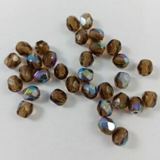 Korálek broušený, průměr 4mm, barva 10230,zušlechtění 28701
