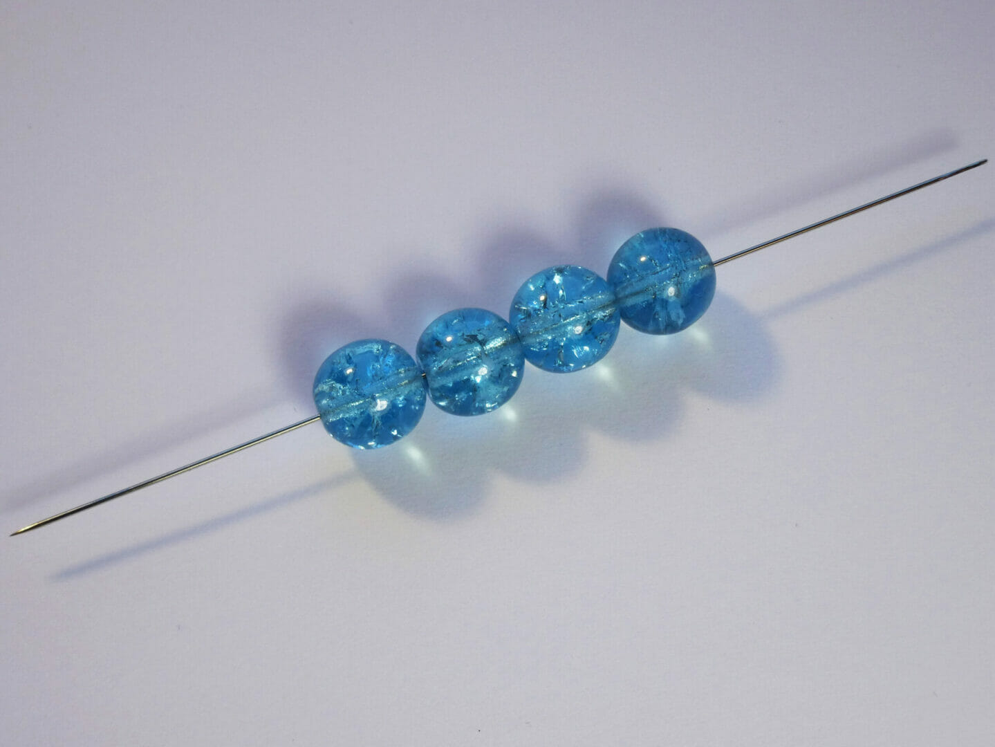 Korálek mačkaný práskaný, průměr 8mm, barva 60010, zušlechtění 85501 1 Korálek mačkaný práskaný, průměr 8mm, barva 60010, zušlechtění 85501