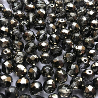 Korálek broušený, průměr 8mm, barva 00030, zušlechtění 27301