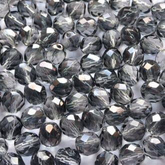 Korálek broušený, průměr 8mm, barva 00030, zušlechtění 22601