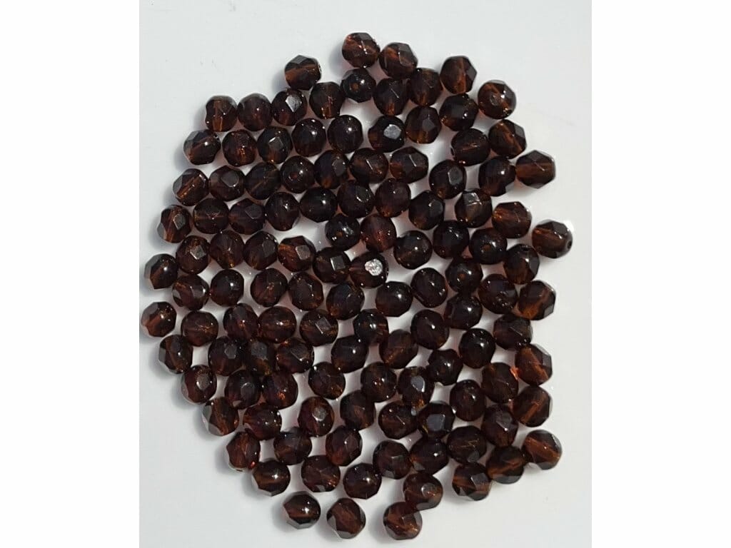 Korálek broušený, průměr 8mm, barva 10120-tmavý topaz 2 Korálek broušený, průměr 8mm, barva 10120-tmavý topaz - Obrázek 2