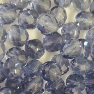 Korálek broušený, průměr 8mm, barva 20500-fuchsie